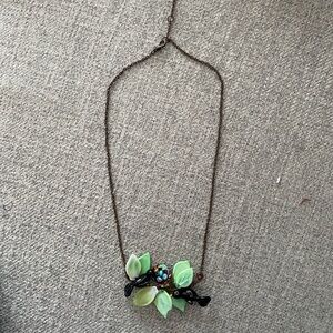 Elegant Glass Bird Nest Necklace